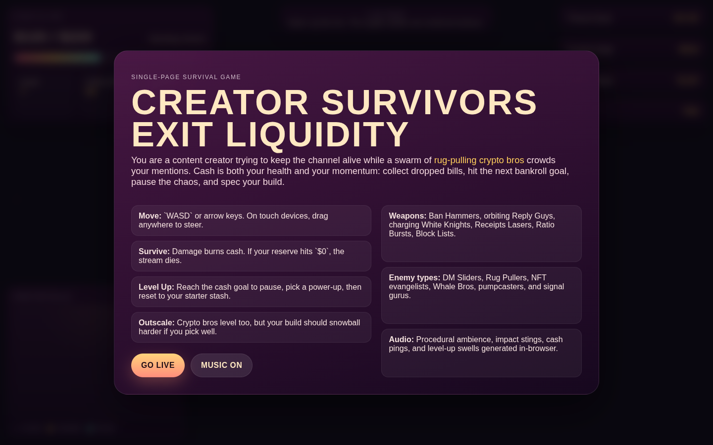 Creator Survivors thumbnail