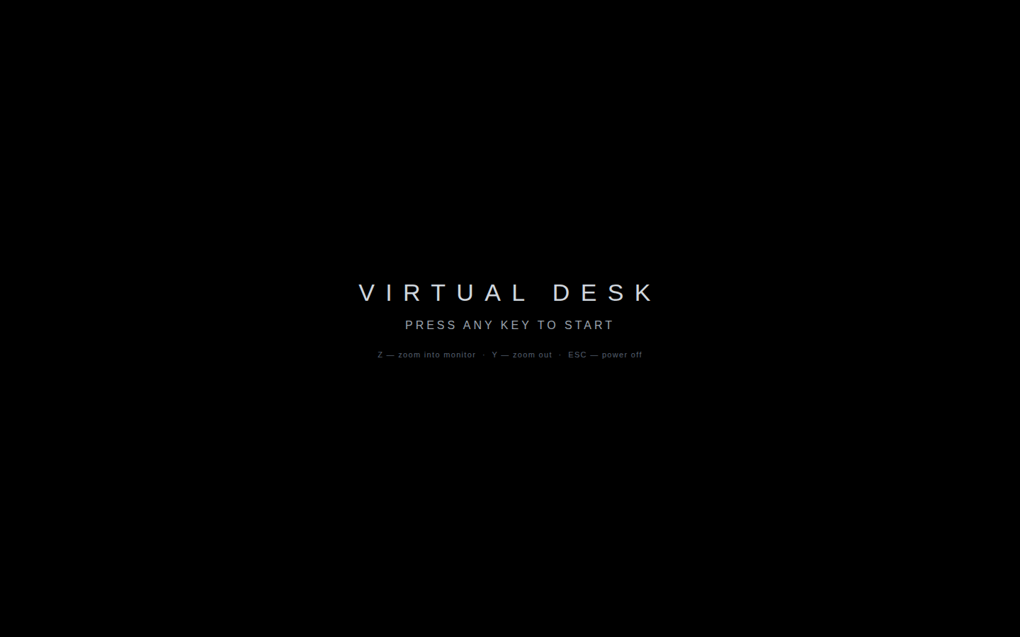 desk rendering(pc, mouse, monitor, keyboard) with browser OS on monitor thumbnail